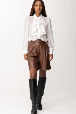 Simona Corsellini Shorts In PelleTOFFEE