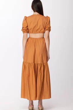 Twin-set Abito con Nodo e Cut-outHAZEL