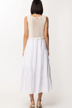 Twin-set Abito Longuette con Top In MagliaNEVE