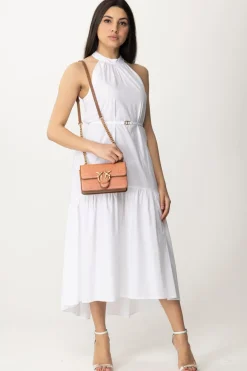 Twin-set Abito Lungo Asimmetrico In CotoneBIANCO OTTICO