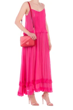 Twin-set Abito Lungo Ricamato con VolantJAZZ