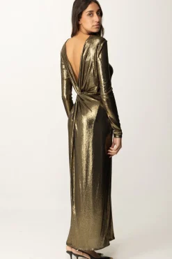 Twin-set Abito MetalizzatoLAMINA GOLD/BLACK