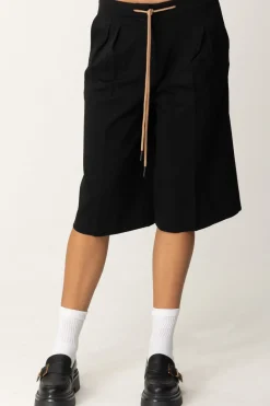 Twin-set Bermuda con CoulisseNERO