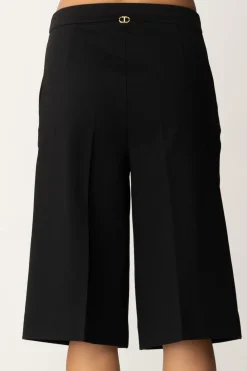 Twin-set Bermuda con CoulisseNERO