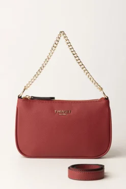 Twin-set Borsa a Spalla con CatenaROSSO POMPEIANO