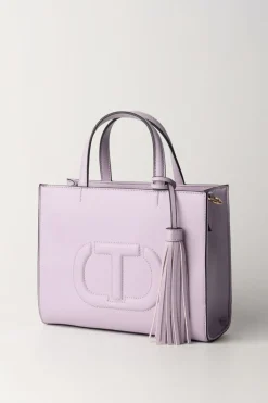 Twin-set Borsa a Tracolla In Paglia e PelleAMETISTA CHIARA