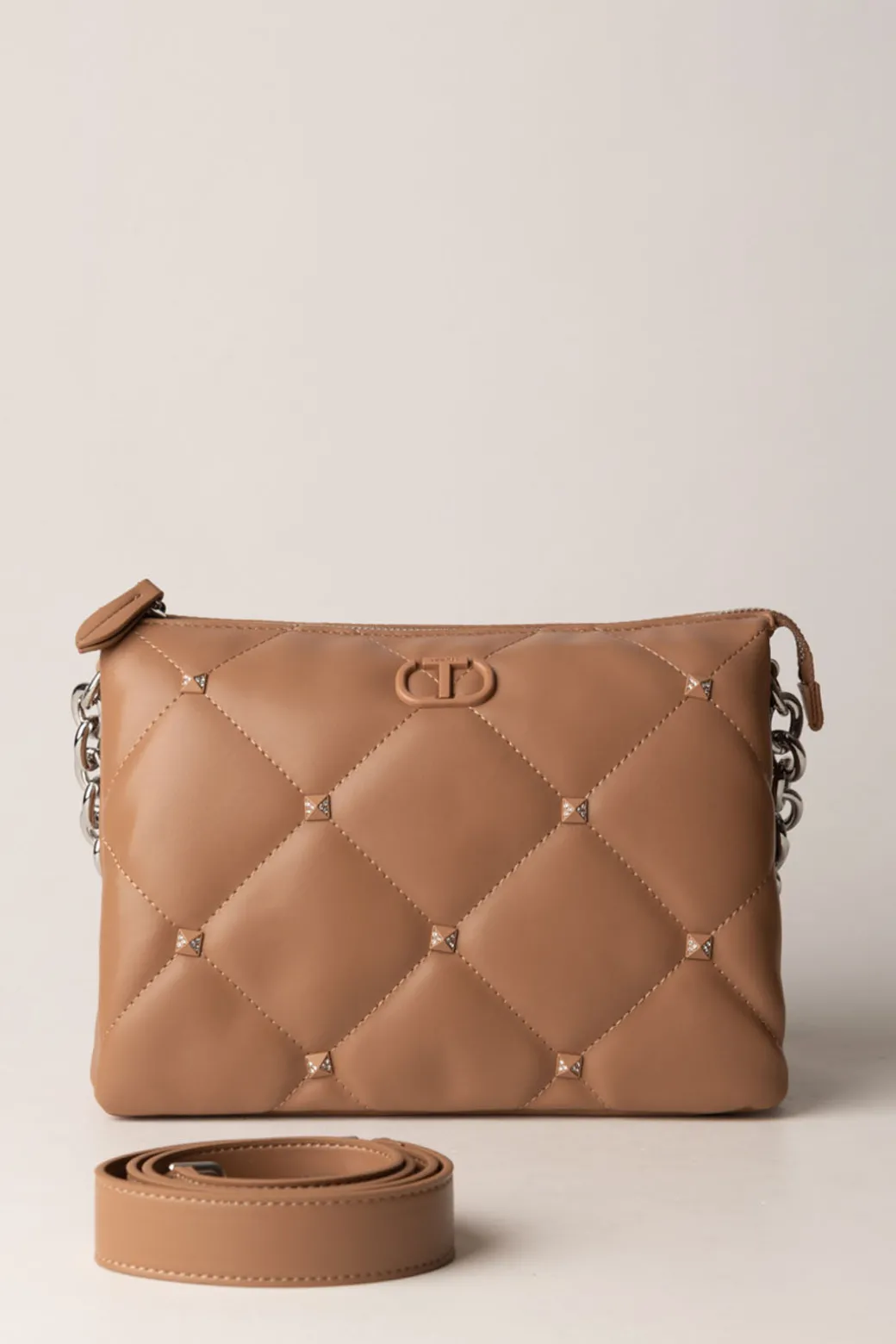 Twin-set Borsa a Tracolla 'via Manzoni' con BorchieCHOCOLATE MALT