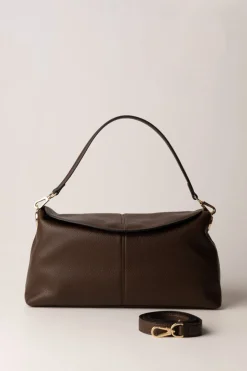 Twin-set Borsa a Tracolla con Charm LogoCOFFEE CHOCOLATE