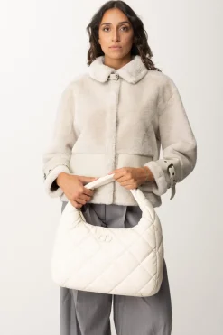 Twin-set Borsa Hobo GrandeOLD WHITE