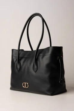 Twin-set Borsa Shopper con Doppi ManiciNERO