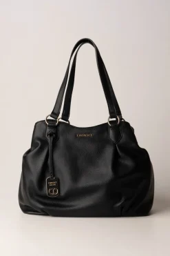 Twin-set Borsa Tote con Pendente LogatoNERO