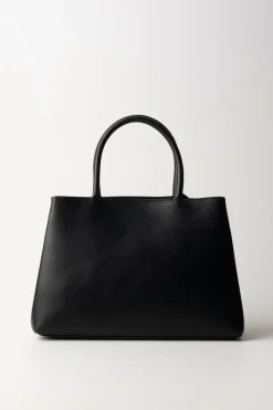 Twin-set Borsa Tote Media con Logo LetteringNERO