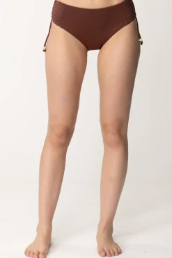 Twin-set Bottom Per Bikini con CoulisseBITTER CHOCOLATE