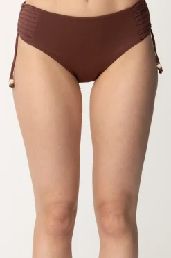 Twin-set Bottom Per Bikini con CoulisseBITTER CHOCOLATE