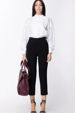 Twin-set Camicia con Maniche TrasparentiBIANCO OTTICO