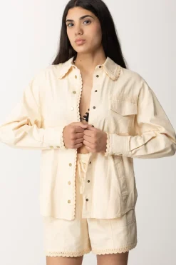 Twin-set Camicia LungaPARCHMENT