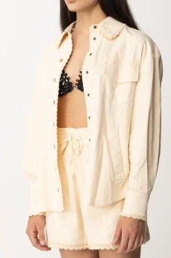 Twin-set Camicia LungaPARCHMENT