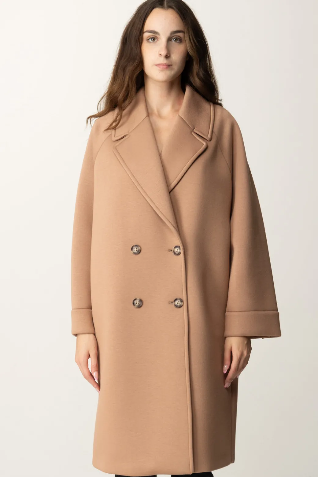 Twin-set Cappotto DoppiopettoCARAMEL CAMEL
