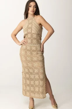 Twin-set Completo Top e Gonna CrochetMUL.CROCHET LUREX GINGER ROOT
