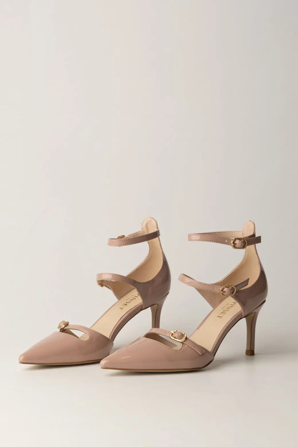 Twin-set Décolleté In VerniceLES BEIGES