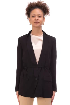 Twin-set Giacca Blazer con CinturaNERO