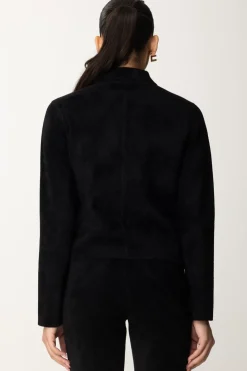 Twin-set Giacca Corta In Maglia con DoppiopettoNERO