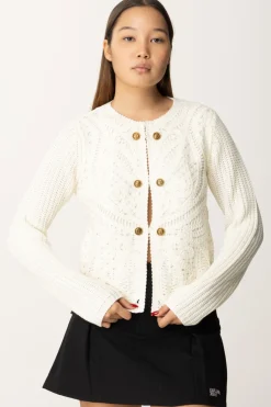 Twin-set Giacca In Maglia CrochetNEVE