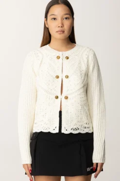 Twin-set Giacca In Maglia CrochetNEVE