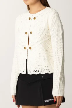 Twin-set Giacca In Maglia CrochetNEVE