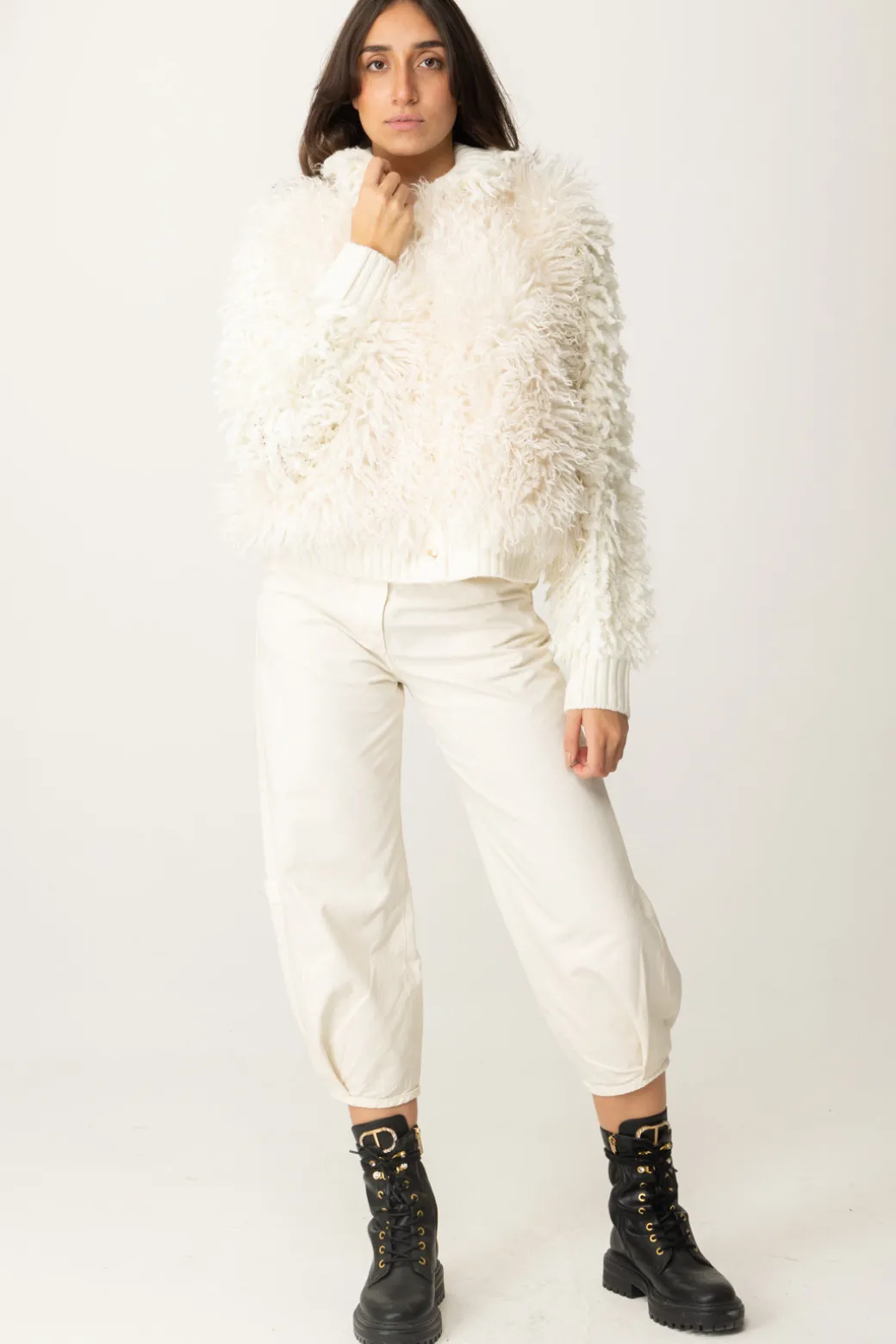 Twin-set Giubbino Tricot con FurNEVE