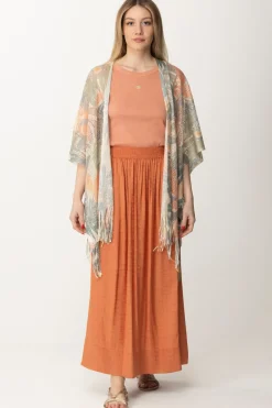 Twin-set Gonna Lunga Jacquard con Oval TCANYON SUNSET