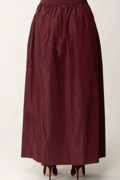 Twin-set Gonna Maxi con BottoniBORDEAUX