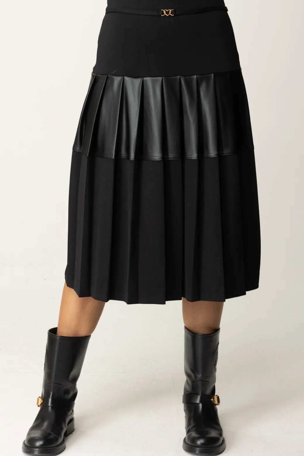 Twin-set Gonna Midi con InsertiNERO