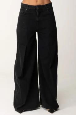 Twin-set Jeans a Palazzo BlackDENIM NERO