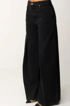 Twin-set Jeans a Palazzo BlackDENIM NERO