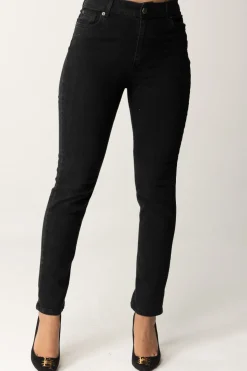 Twin-set Jeans Cinque Tasche Slim FitDENIM NERO