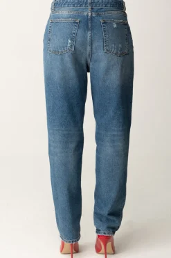 Twin-set Jeans con Cintura Logo Oval TDENIM