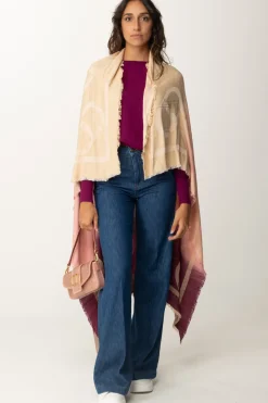 Twin-set Kefia Stampa Effetto SfumatoMUL.RED PLUM/CRAYOLA PINK/CUPC