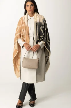 Twin-set Kefia Stampa Effetto SfumatoMUL.NERO/OLD WHITE/SANDY BROWN