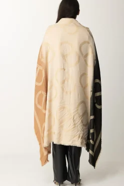 Twin-set Kefia Stampa Effetto SfumatoMUL.NERO/OLD WHITE/SANDY BROWN