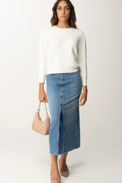 Twin-set Maglia In Mix Di PuntiNEVE