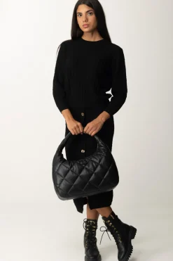 Twin-set Maglia In Mix Di PuntiNERO