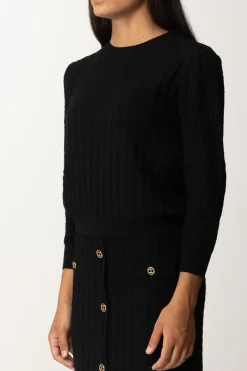 Twin-set Maglia In Mix Di PuntiNERO