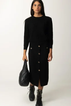 Twin-set Maglia In Mix Di PuntiNERO