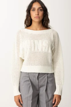 Twin-set Maglia Traforata In Misto LanaNEVE