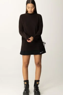 Twin-set Maglione Ampio In CashmereCOFFEE CHOCOLATE