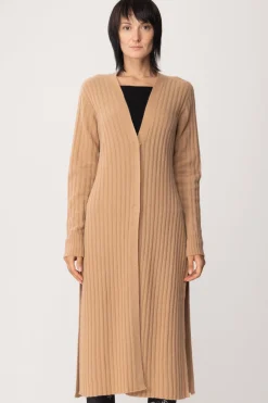 Twin-set Maxi Cardigan a CostineICED COFFEE SCURO