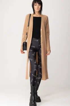 Twin-set Maxi Cardigan a CostineICED COFFEE SCURO