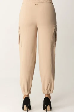 Twin-set Pantaloni Cargo con ElasticoLIGHT BEIGE