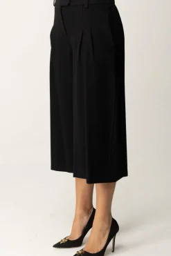 Twin-set Pantaloni Cropped a Vita AltaNERO